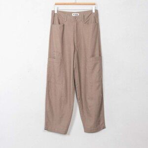 NWT Le Jean Goldie Balloon Cargo Pants- Linen Camel- Size 26